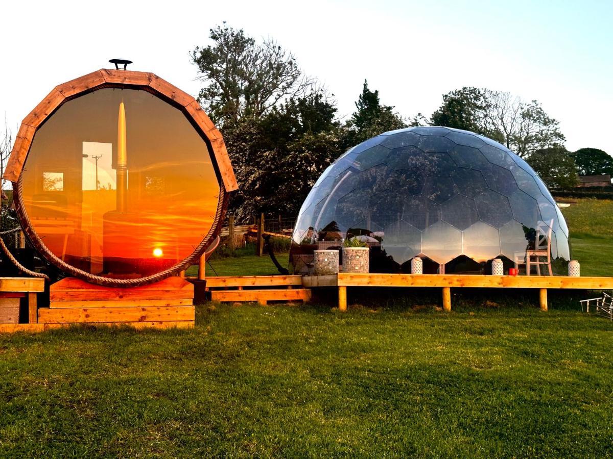 Hotel Deerstone Glamping-Boulsworth Hill Dome Hot Tub Earby Exteriér fotografie