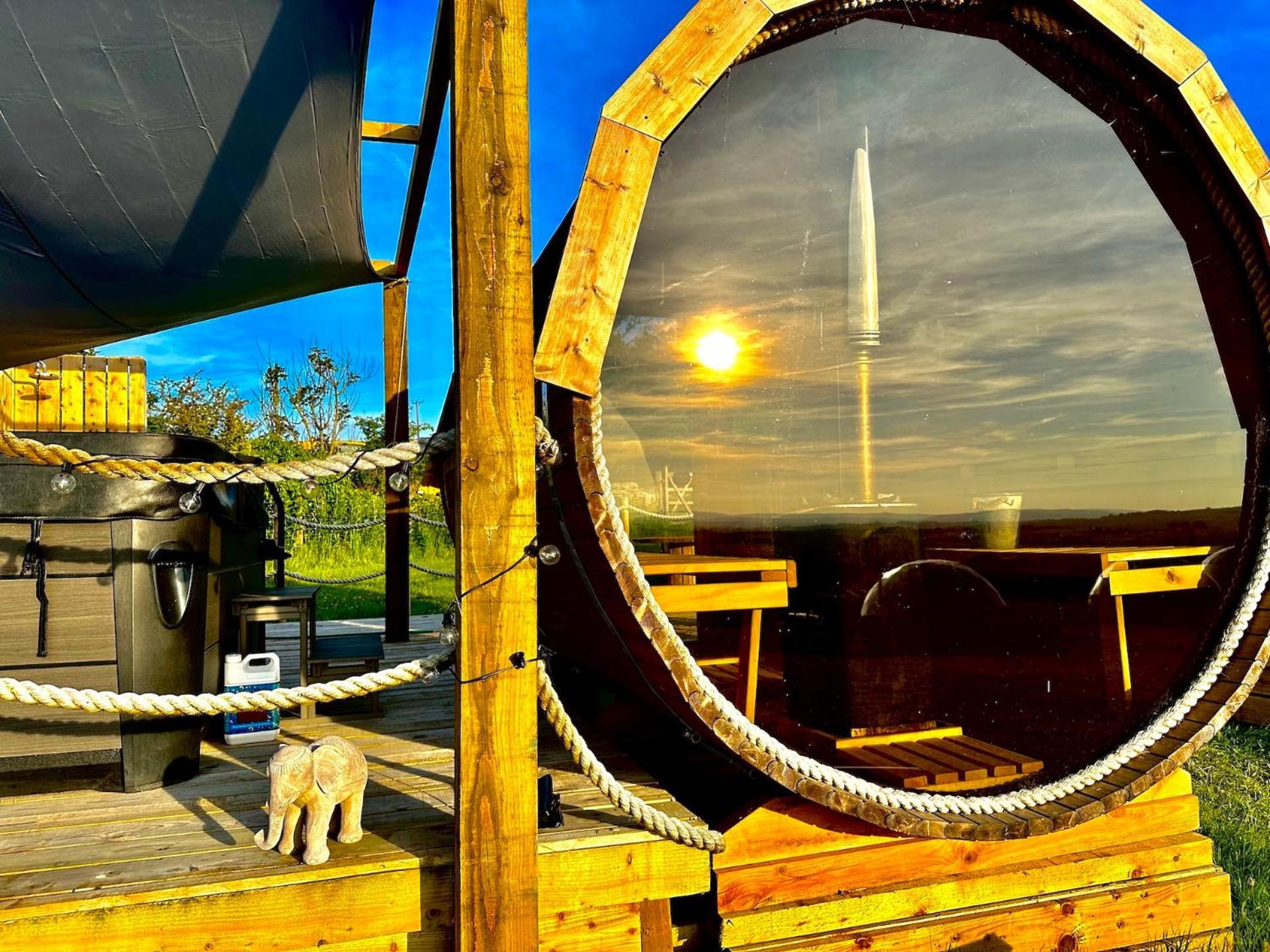 Hotel Deerstone Glamping-Boulsworth Hill Dome Hot Tub Earby Exteriér fotografie
